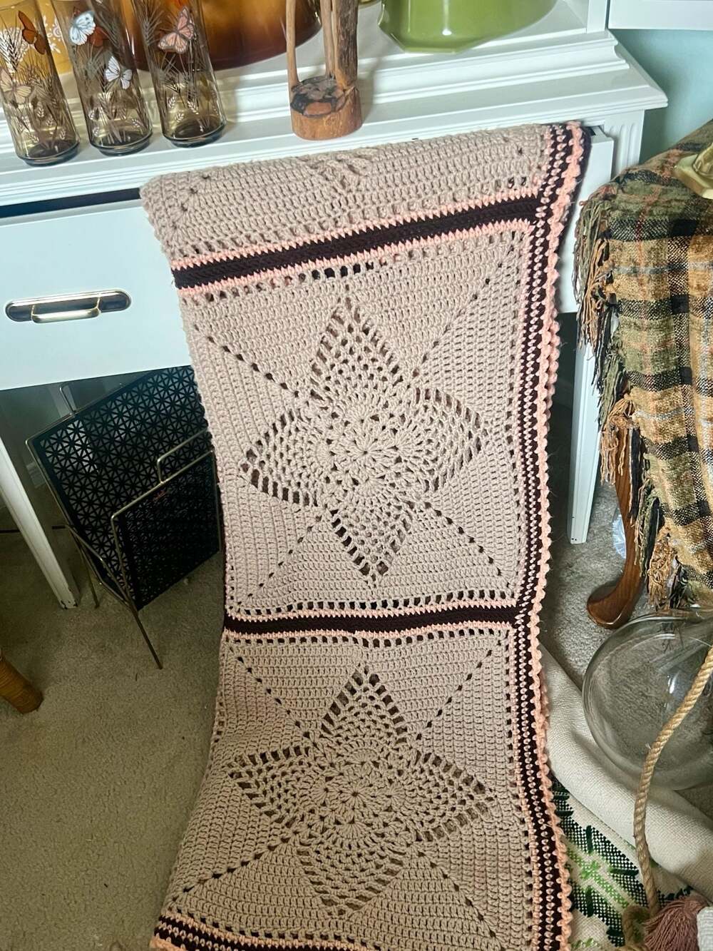 Handmade Crochet Afghan Blanket
